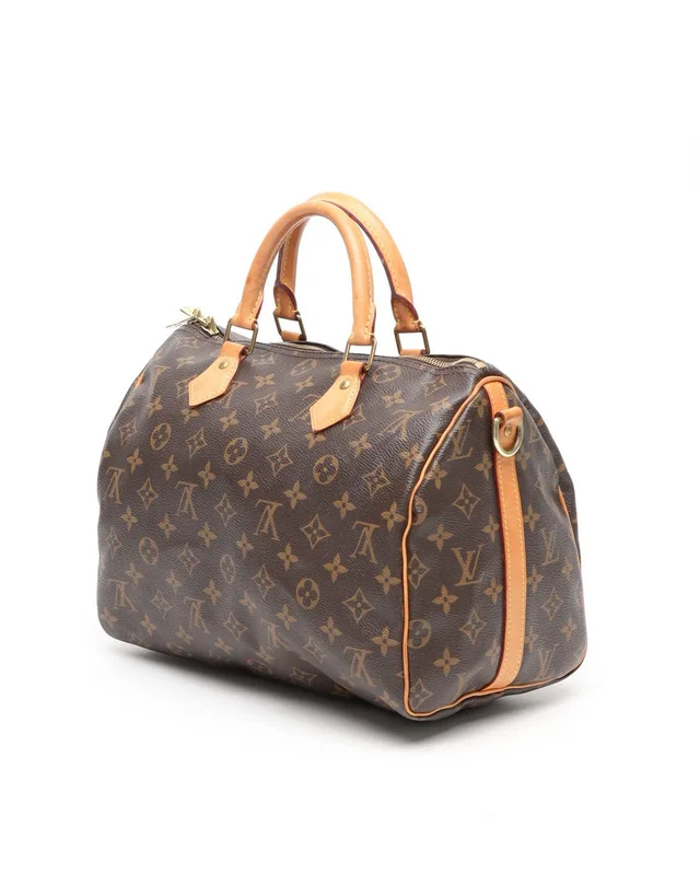 Louis Vuitton Monogram Speedy Bandoulière 30 Bag in Coated canvas from A Retro Tale, photo 3 of 13