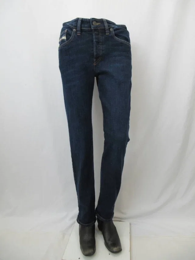 Diesel Slim Leg Jeans Blue Size: 8 in Blue Denim from Oxfam Online Shop