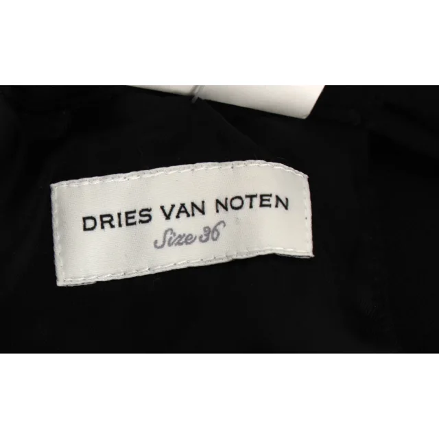 Dries Van Noten Halter Dress in Black Polyester in black, photo 4 of 6 from ShopSimon