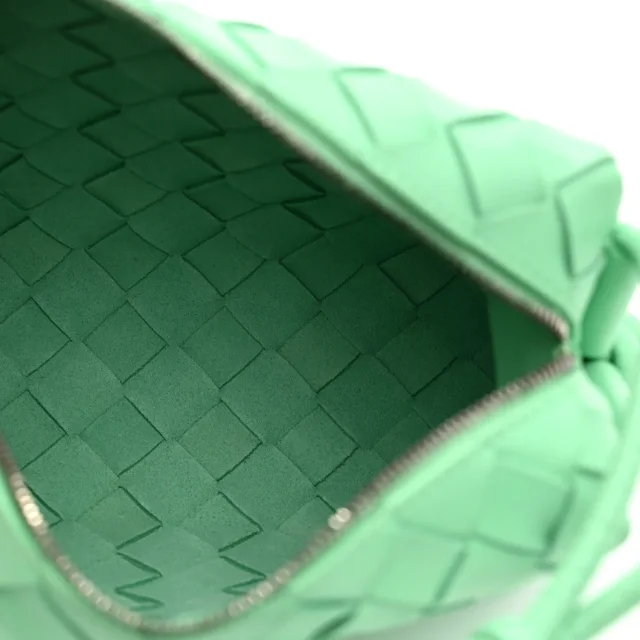 Bottega Veneta Nappa Intrecciato Mini Loop Camera Bag Fountain in Nappa leather from FASHIONPHILE, photo 5 of 9