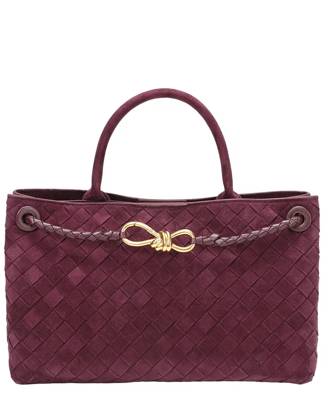 Tiffany & Fred Paris Tiffany and Fred Paris Woven Suede Leather Top Handle Satchel, image 1 of 1 from Rue La La