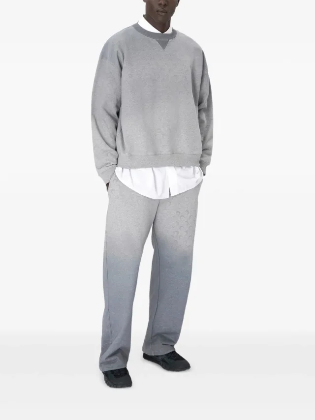 Marine Serre Moon faded fleece oversized sweatshirt, photo 2 of 2 from FARFETCH
