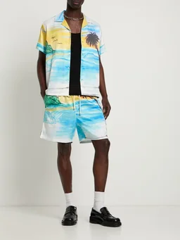 FLÂNEUR Sports shorts with drawstring in 100% Polyester, photo 2 of 5 from LUISAVIAROMA