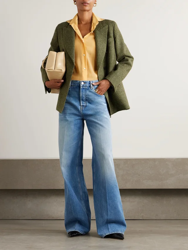 GIULIVA HERITAGE The Elvira silk-crepon shirt in Yellow, photo 2 of 2 from NET-A-PORTER (Canada)