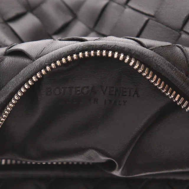 Bottega Veneta Mini Jodie handbag in Noir intrecciato leather in Black Woven leather from Collector Square, photo 3 of 4