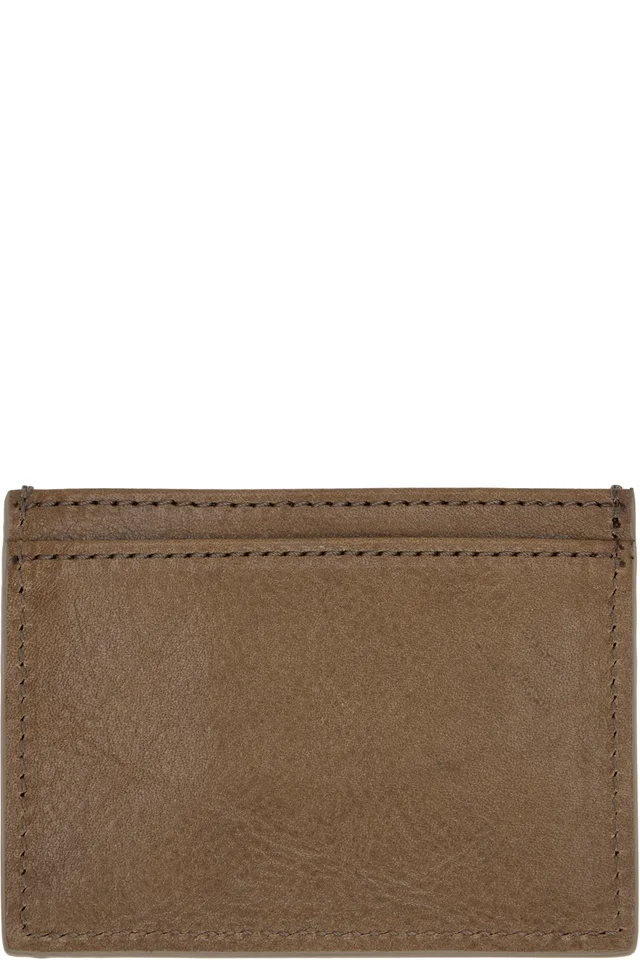 Vivienne Westwood Brown Flat Card Holder, photo 2 of 2 from SSENSE