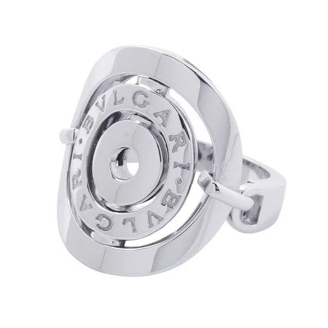Bvlgari Astrale Cherki Ring Size Approximately 11 18K White Gold in White from GALLERY RARE