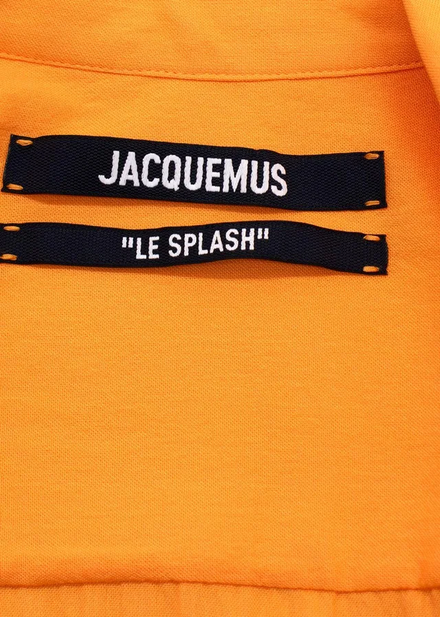 Jacquemus Orange Le Splash Mini Dress in Orange from HEWI