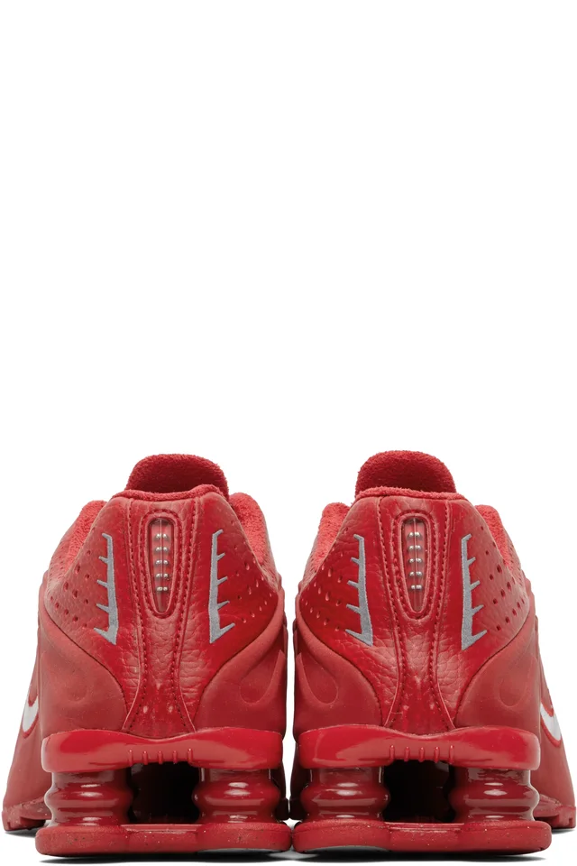 Nike Red Shox R4 Sneakers, photo 2 of 5 from SSENSE