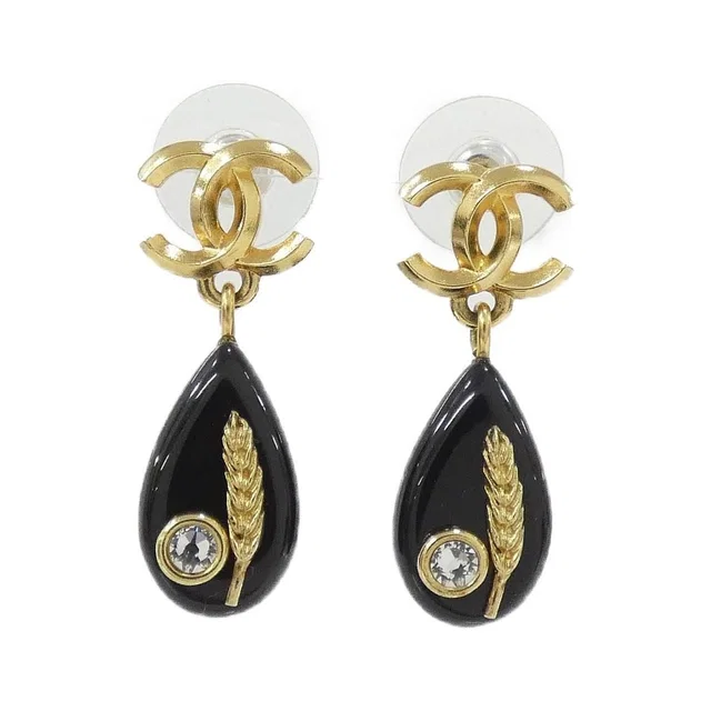 Chanel Earrings Gold in Gold from The Reluxe