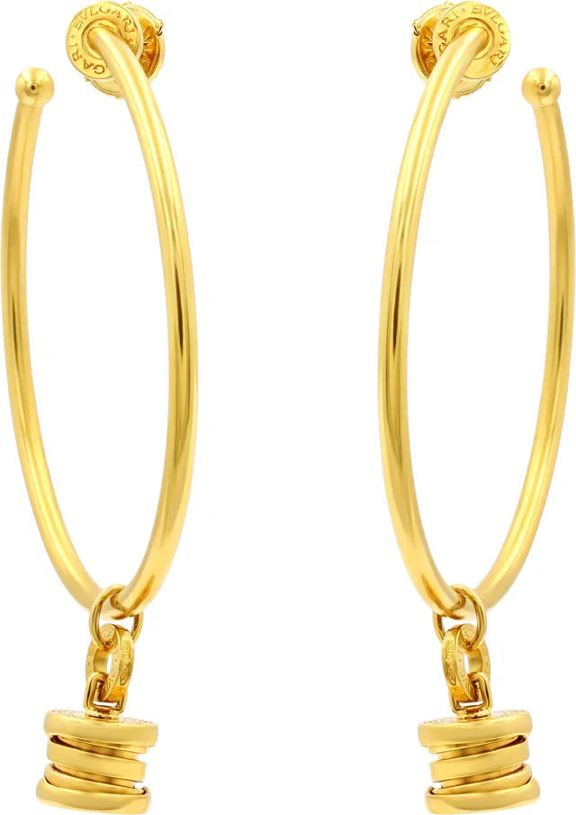 Bvlgari B Zero 1 hoop earrings 18k yellow gold in Yellow Yellow Gold from Gray And Sons