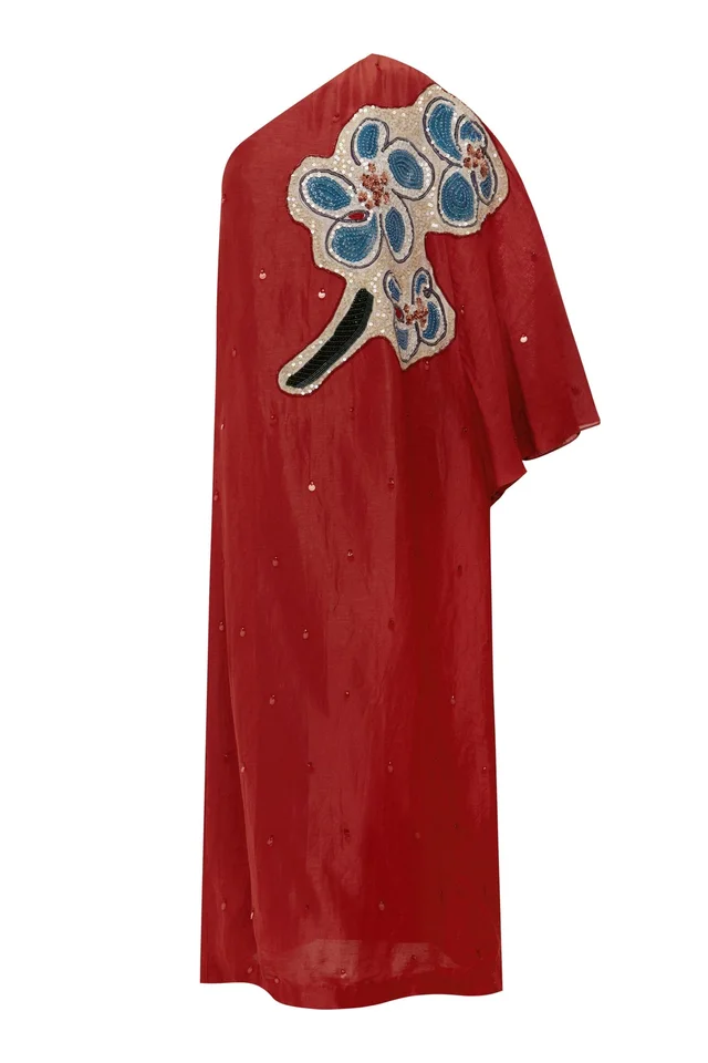 2504 - RESORT 26 SCARLET EMBELLISHED GOWN from Alemais, photo 1 of 1