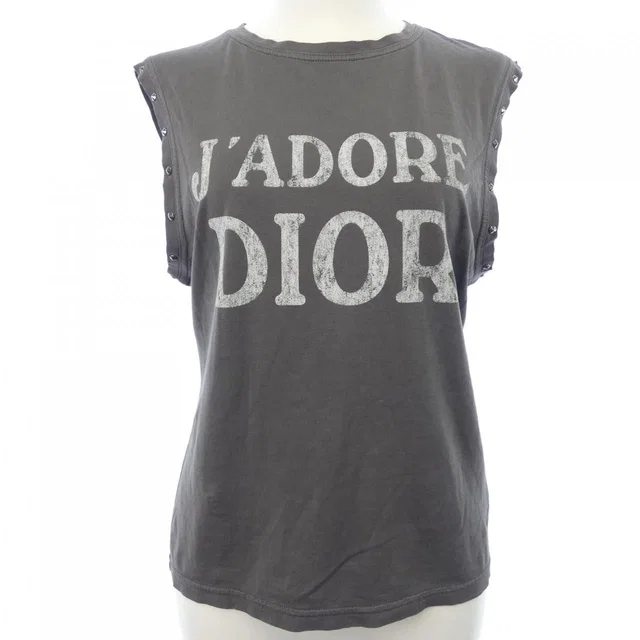 Dior Tank Top Gray in Grey from The Reluxe