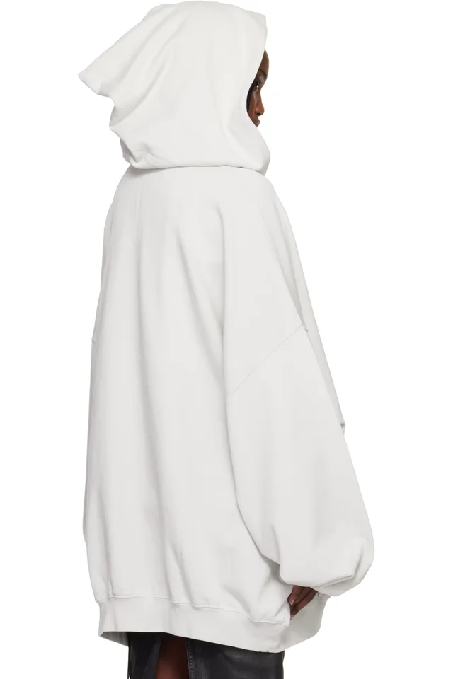 Rick Owens DRKSHDW Off-White Temple Mountain Hun Hoodie, photo 3 of 4 from SSENSE