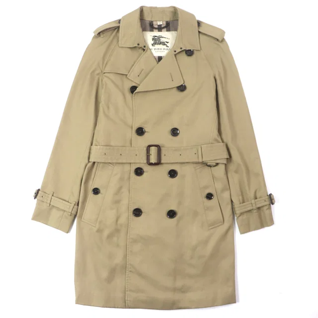 Burberry London Trench Coat Polyester Cotton Trench Coat from LuxUness