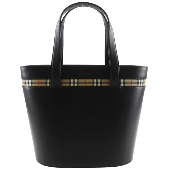 Burberry Leather Handbag in Leather from LuxUness