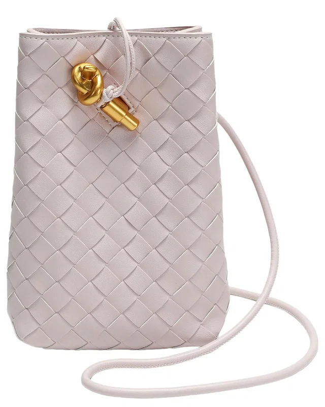 Tiffany & Fred Paris Handwoven Leather Mini Bucket Bag, image 1 of 1 from Rue La La