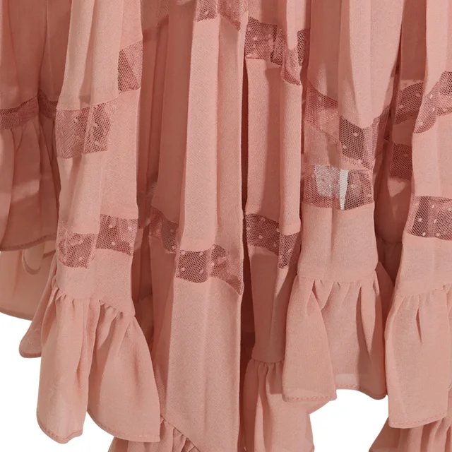Twinset Pleated wrap‑front long‑sleeve midi dress, photo 3 of 4 from SENSER