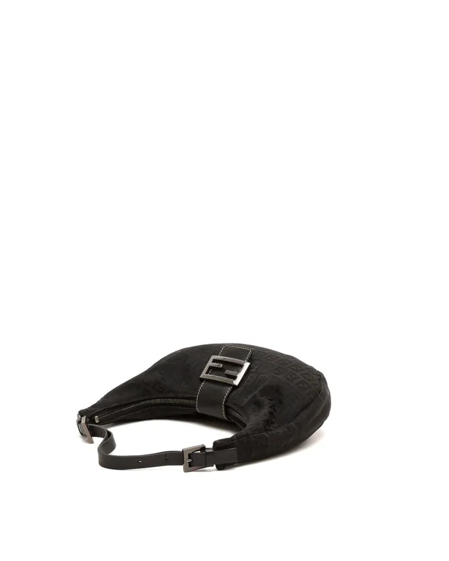 Fendi Zucchino Croissant Bag in Canvas from A Retro Tale, photo 4 of 7