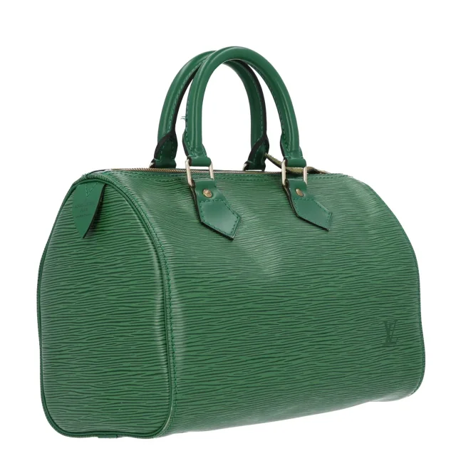 Louis Vuitton Epi Speedy 25 Borneo in Suede from FASHIONPHILE, photo 3 of 8