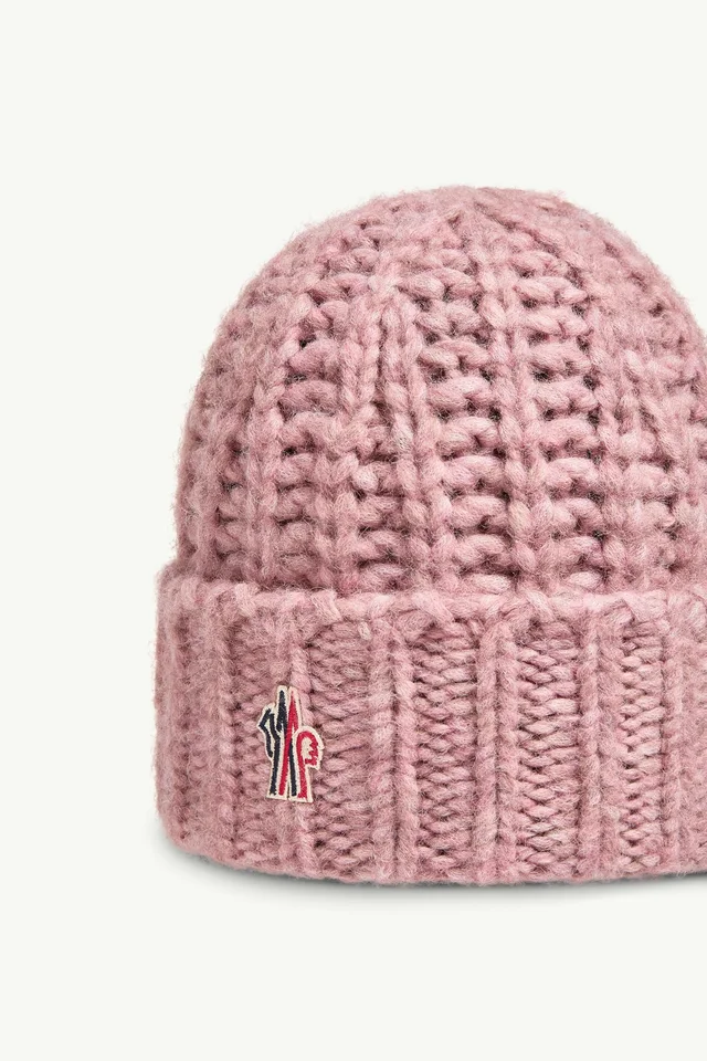 Moncler Alpaca Blend Rib Knit Beanie, photo 2 of 2 from SENSER