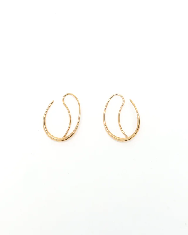 Georg Jensen Offspring 18kt Gold Earrings in Gold from A Retro Tale