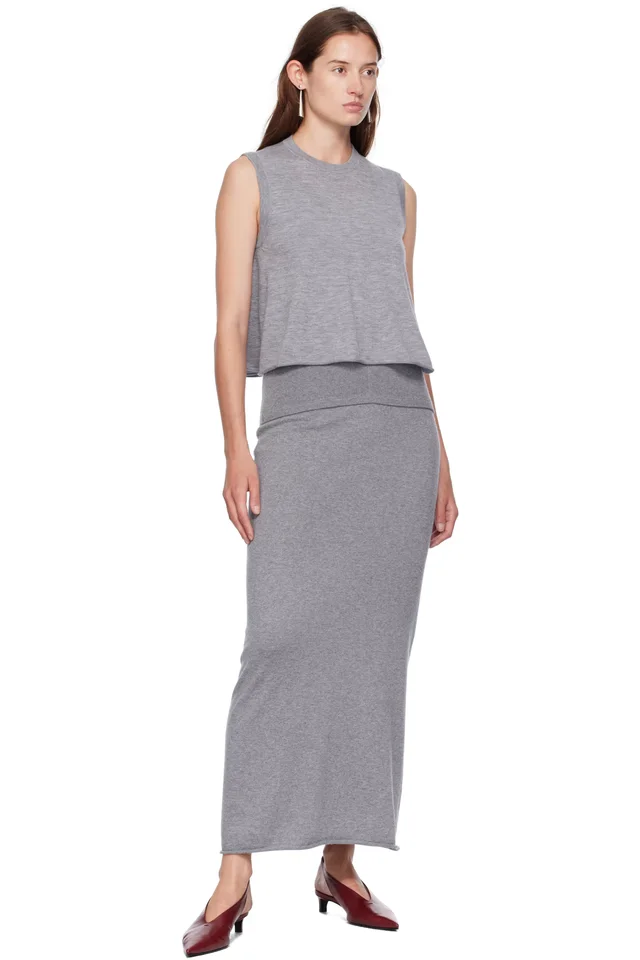 LISA YANG Gray Nali Top, photo 4 of 4 from SSENSE