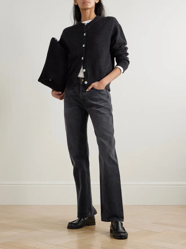 B SIDES Tilda high-rise straight-leg jeans in Black, photo 2 of 2 from NET-A-PORTER (Canada)
