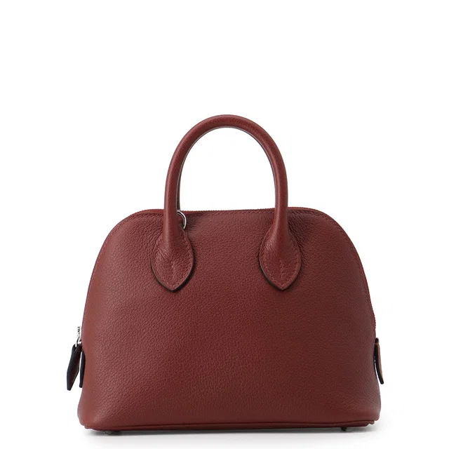 Hermès Bolide1923 Rouge H Evercolor Size Mini in Burgundy from GALLERY RARE