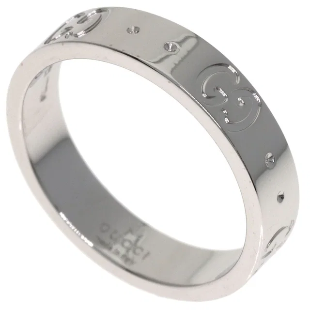 Gucci Icon Ring 18K White Gold in White from The Reluxe