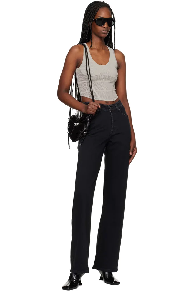 Diesel Black 1971 D-Sent 09n89 Regular Jeans, photo 4 of 4 from SSENSE