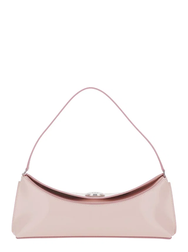 Jacquemus Leather Shoulder Bag — Pink Calf in Pink Leather from HEWI