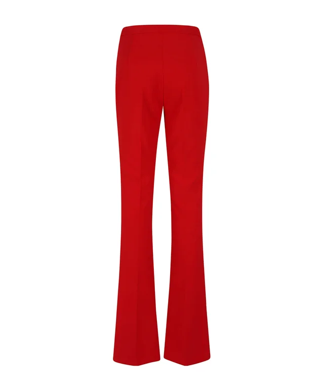 Elisabetta Franchi pressed-crease flared trousers, photo 2 of 3 from SENSER