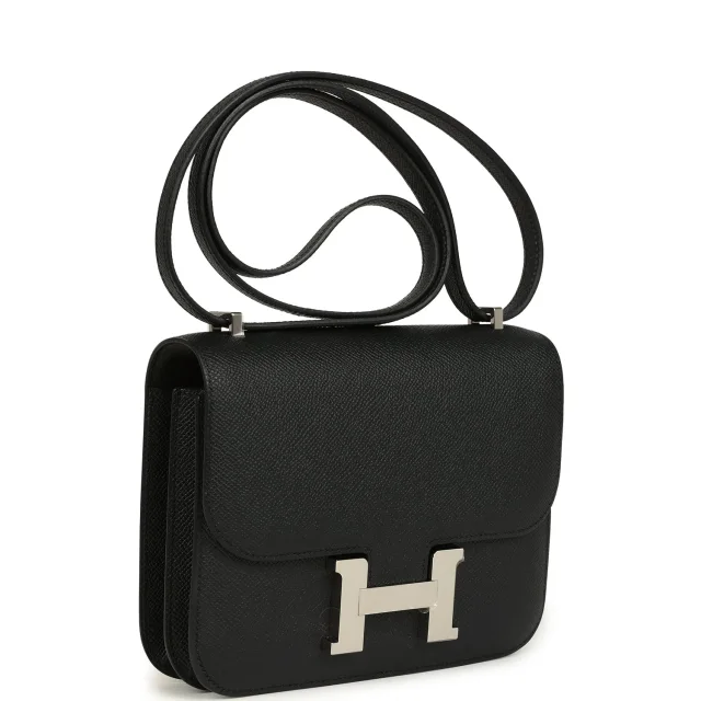 Hermès Constance 18 Black Epsom Palladium Hardware in Black Epsom leather from Madison Avenue Couture, photo 2 of 9