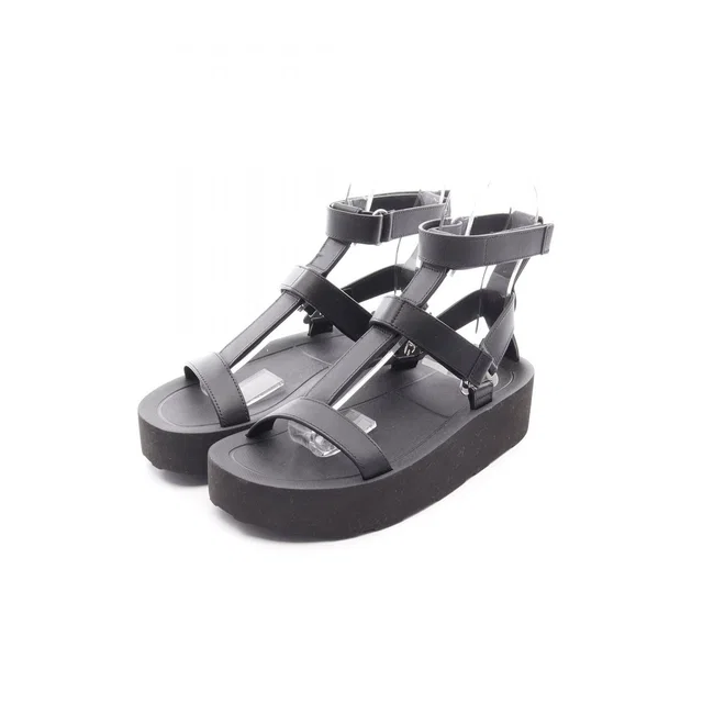 Hermès Sandals Enid Diamant Buckle Leather in Leather from The Reluxe