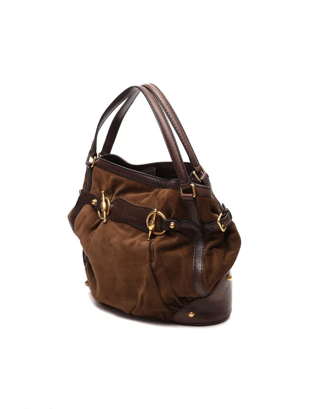 Gucci Horsebit Suede Bag in Suede from A Retro Tale, photo 2 of 7