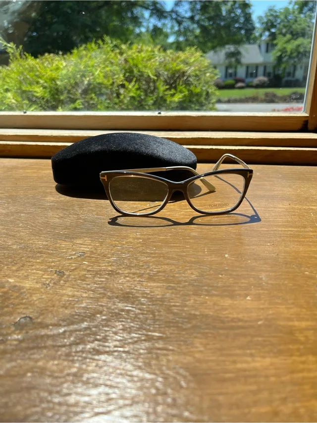 Tom Ford Women's Cat-Eye Glasses In Brown And Gold in black|brown|red from Poshmark