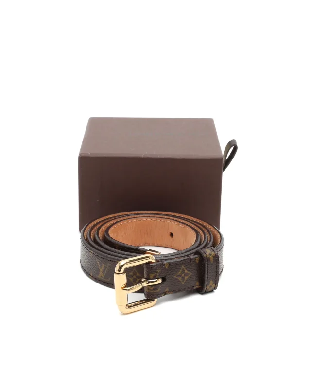Monogram LV Belt, Size 75 in Coated canvas from A Retro Tale, photo 2 of 2
