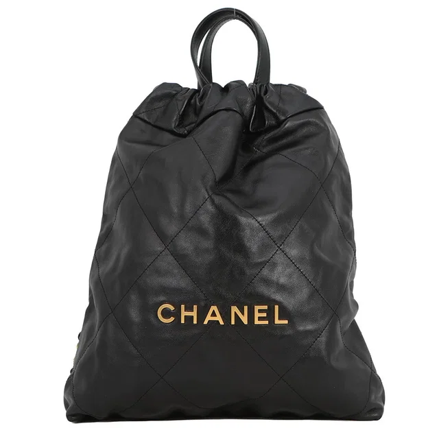Chanel CHANEL22 Backpack BlackAS3859 Shiny Calf Leather Size Small in Calfskin from GALLERY RARE