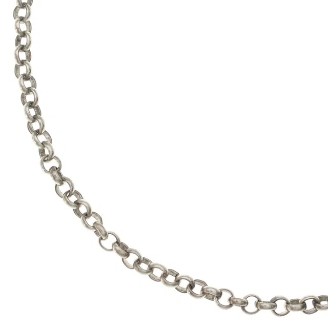 Chrome Hearts Neckchain Roll Chain Necklace Silver in Silver from The Reluxe