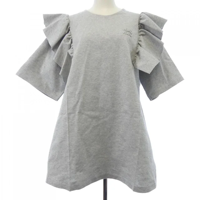 Miu Miu Cotton Crew Neck Dress from The Reluxe