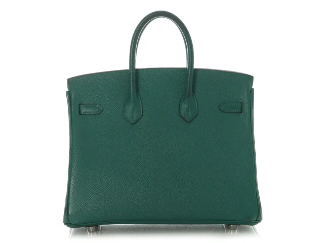 Hermès Malachite Epsom Birkin 25 in Epsom leather from Ann's Fabulous Finds, photo 4 of 11