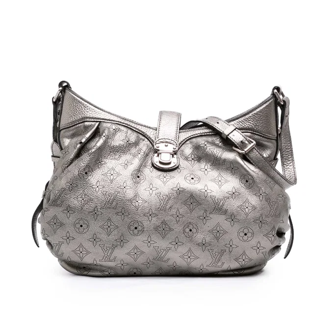 Silver Louis Vuitton Monogram Mahina XS Crossbody Bag in Silver Leather from Designer Revival, photo 1 of 1