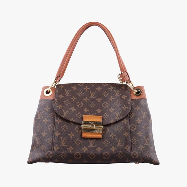 Louis Vuitton Olympe Monogram Brown Avane Canvas Calfskin in Brown Calfskin from The Reluxe