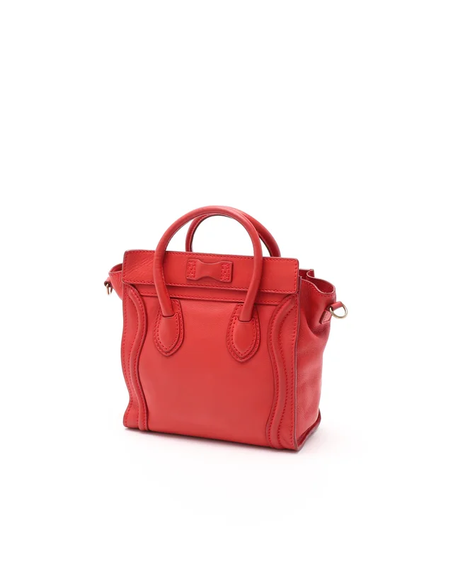 Celine Nano Luggage Bag in Leather from A Retro Tale, photo 3 of 8