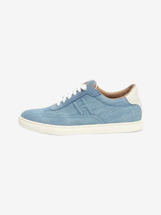 Hermès Blue denim trainers - size EU 39.5 (UK 6.5) in Blue Denim from Sign of the Times