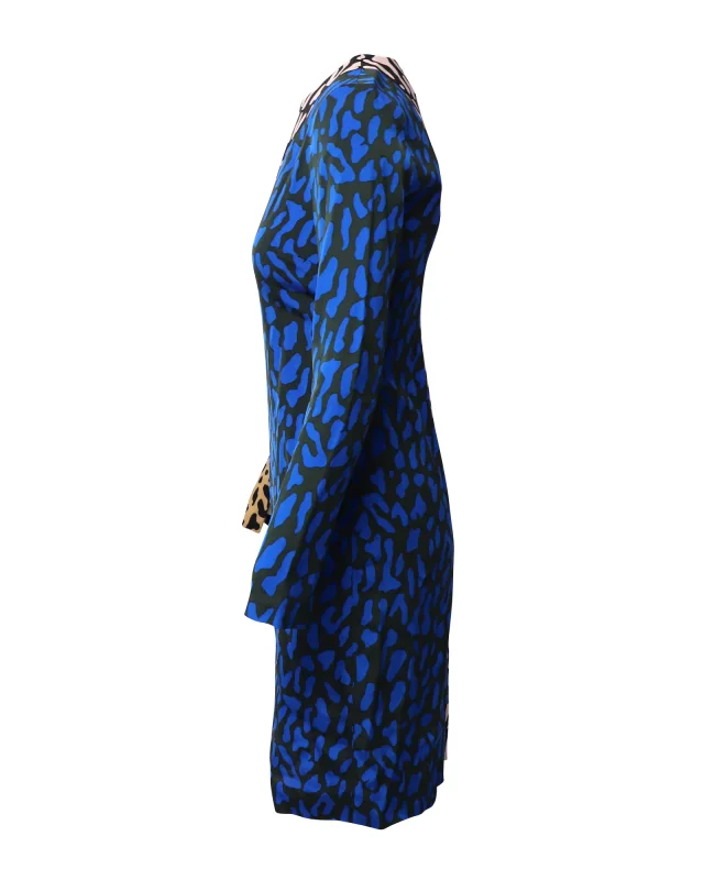 Diane von Furstenberg Belmont Shift Dress in Multicolor Silk, photo 2 of 6 from ShopSimon