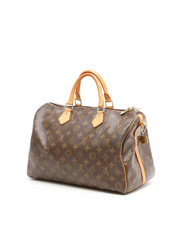 Louis Vuitton Monogram Speedy Bandoulière 35 Bag in Coated canvas from A Retro Tale, photo 3 of 11