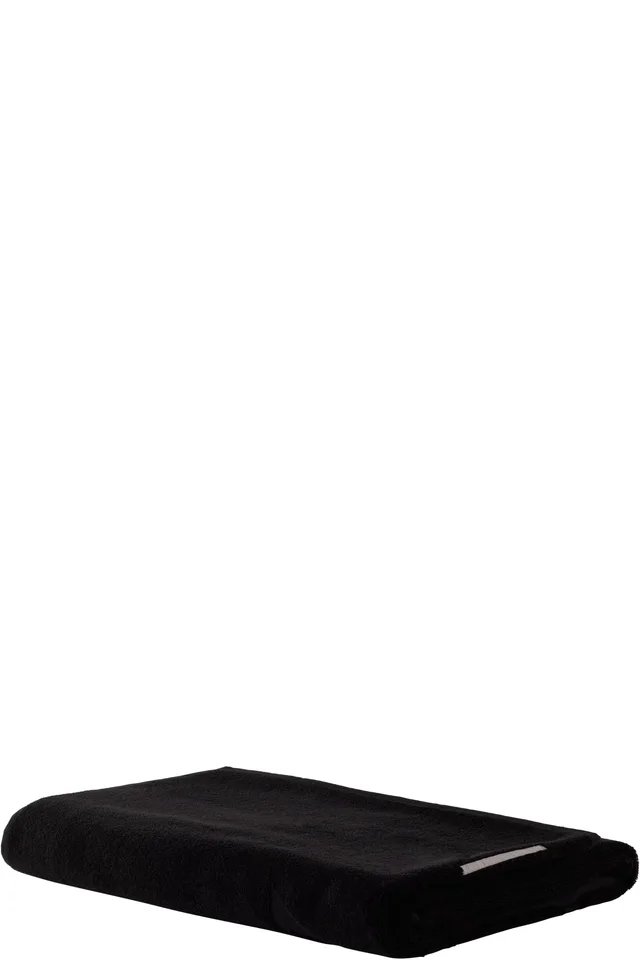 Rick Owens Black Beach Towel, photo 2 of 2 from SSENSE