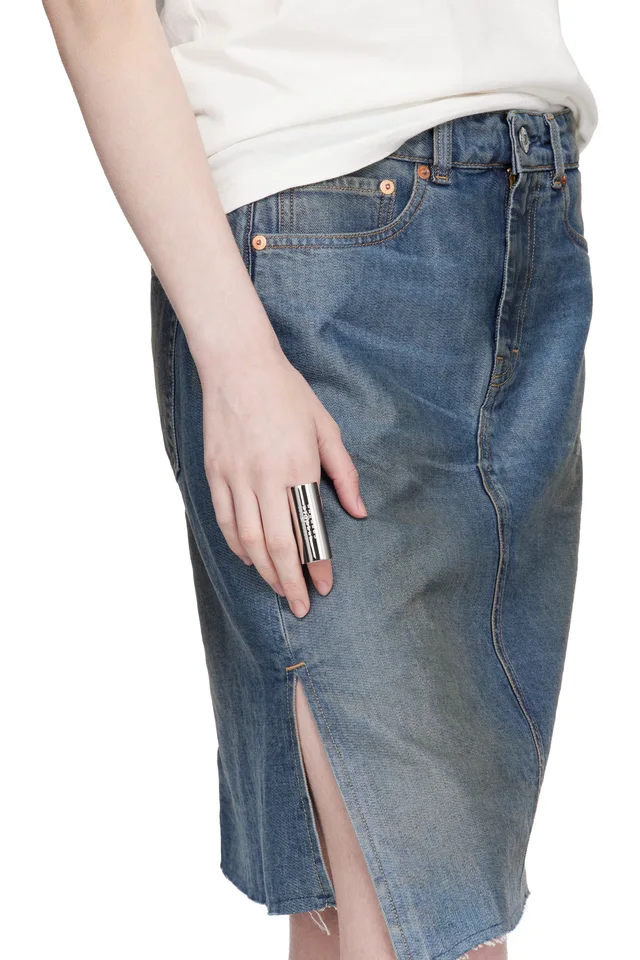 MM6 Maison Margiela Wide Numeric Ring, photo 2 of 2 from SSENSE
